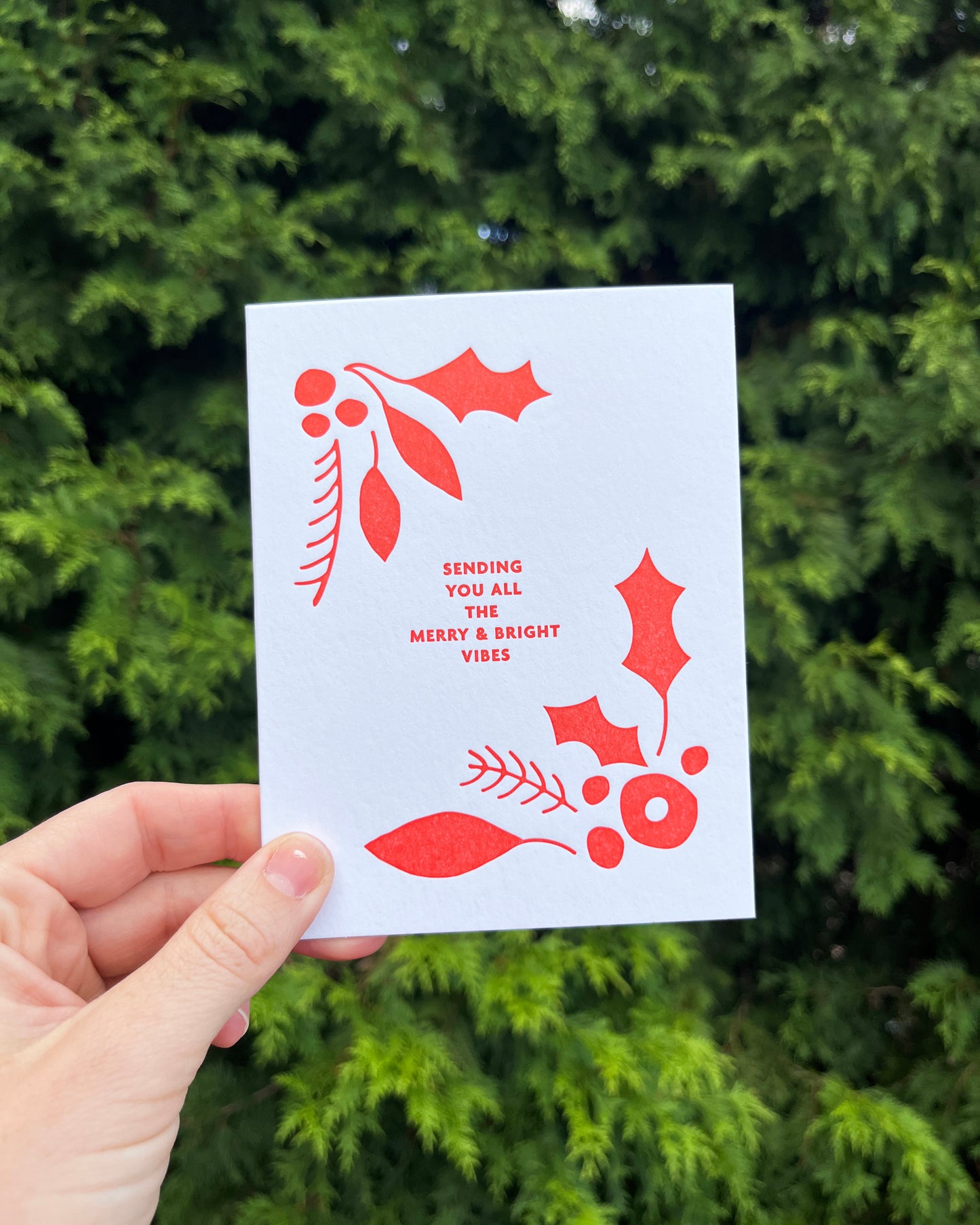 Merry Vibe Cards, Set of 6, 052B