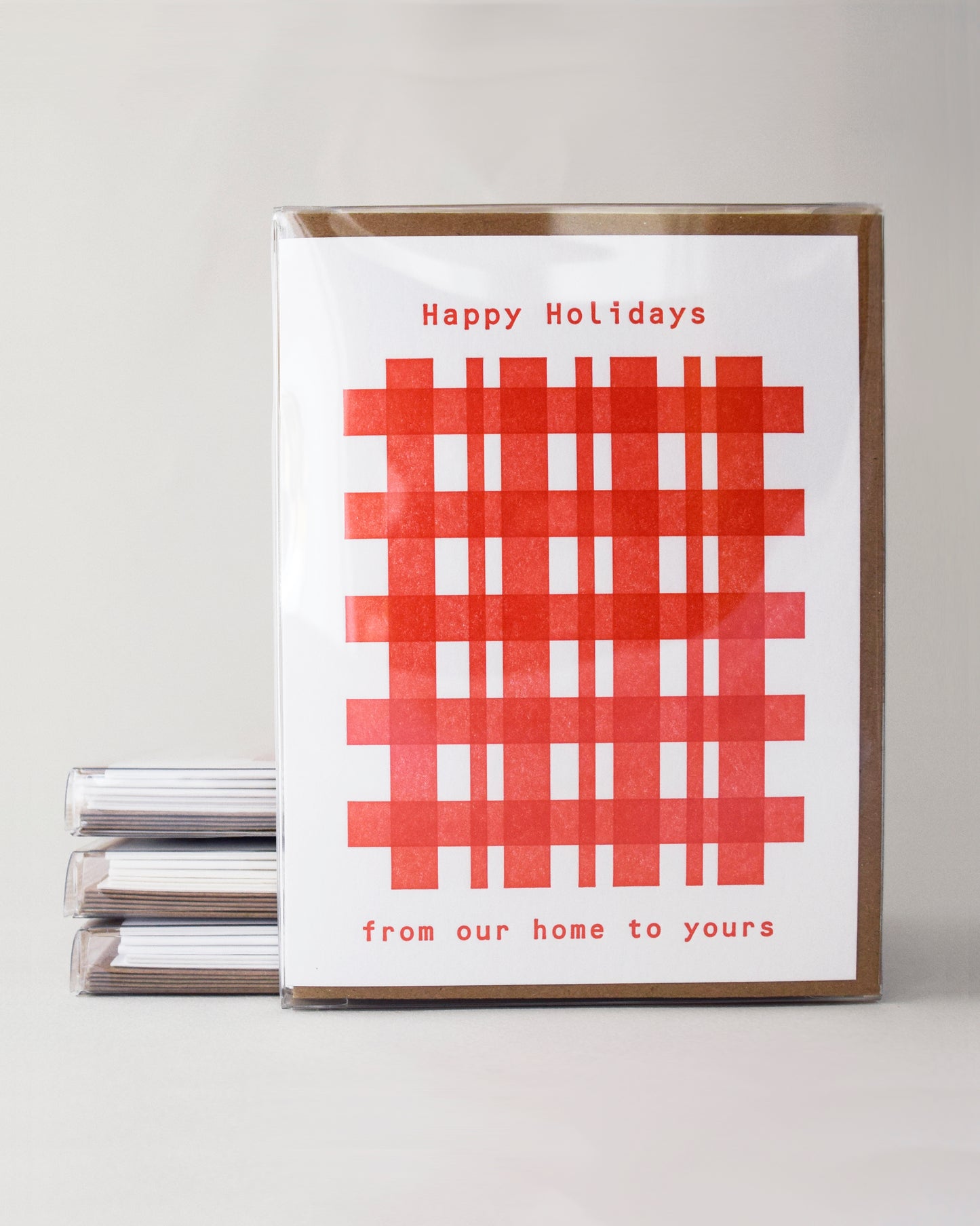 HH Plaid Cards, Set of 6, #147B