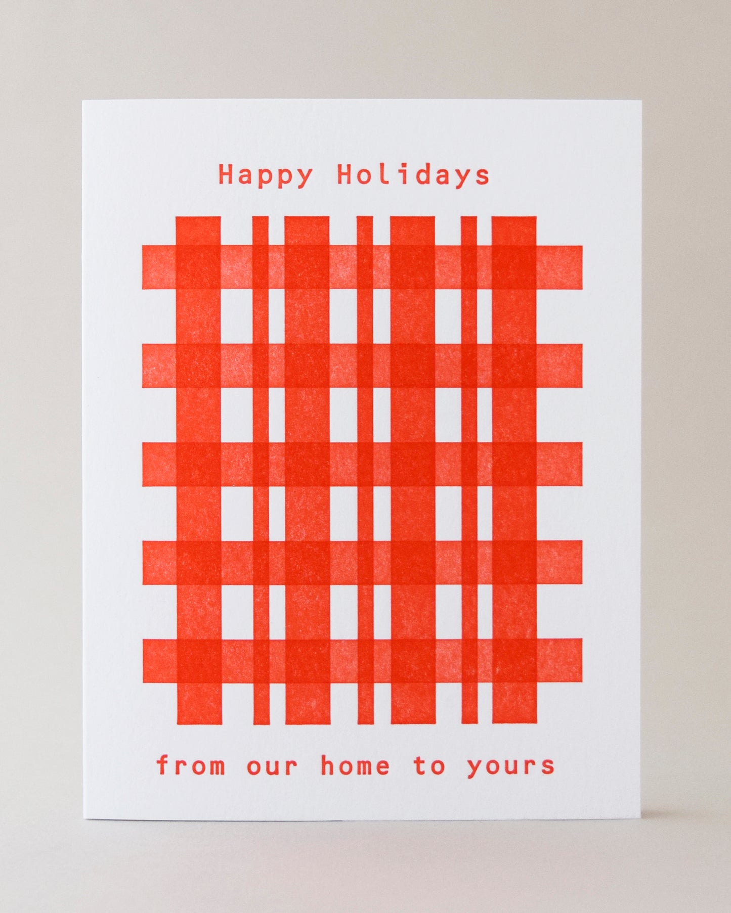 HH Plaid Card, #147