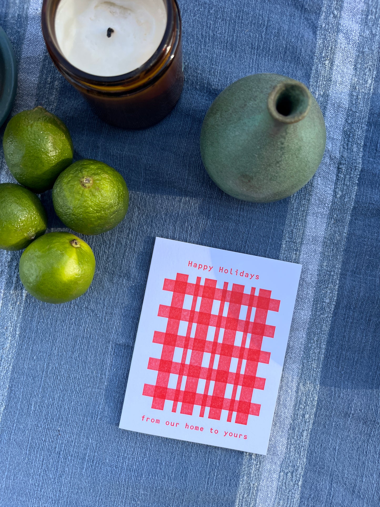 HH Plaid Cards, Set of 6, #147B