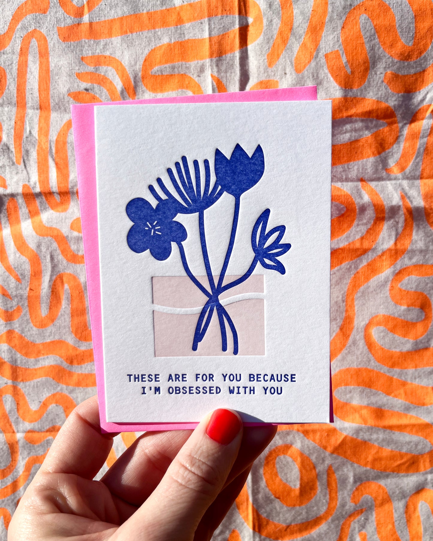 Obsessed Bouquet Card #155