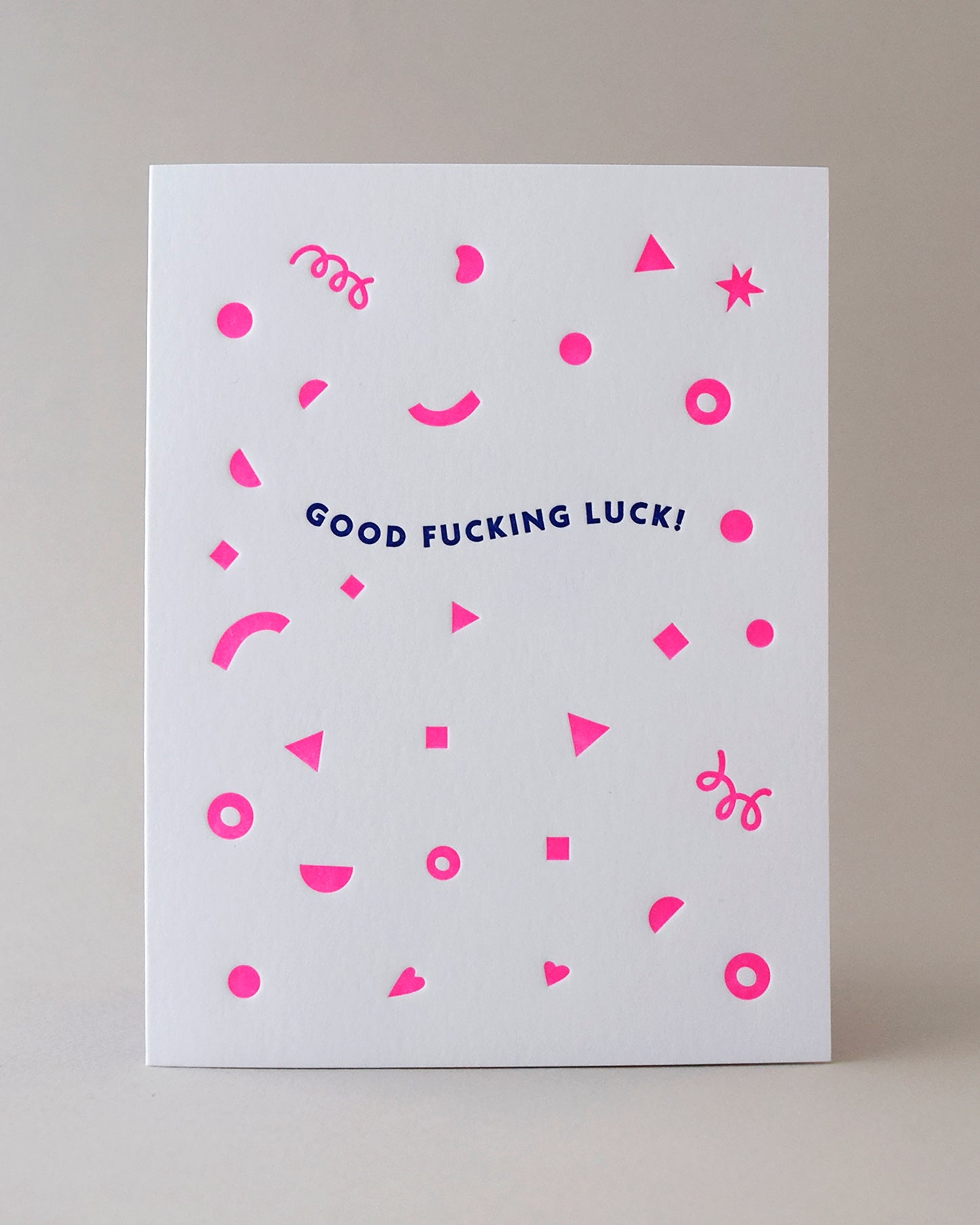 Good Luck Confetti Card #174