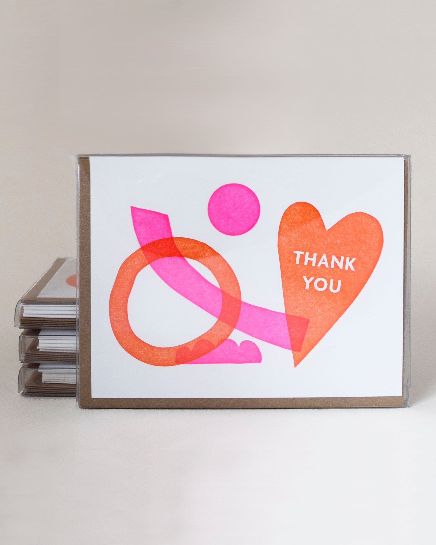 Thank You Flow Cards, Set of 6, #033B