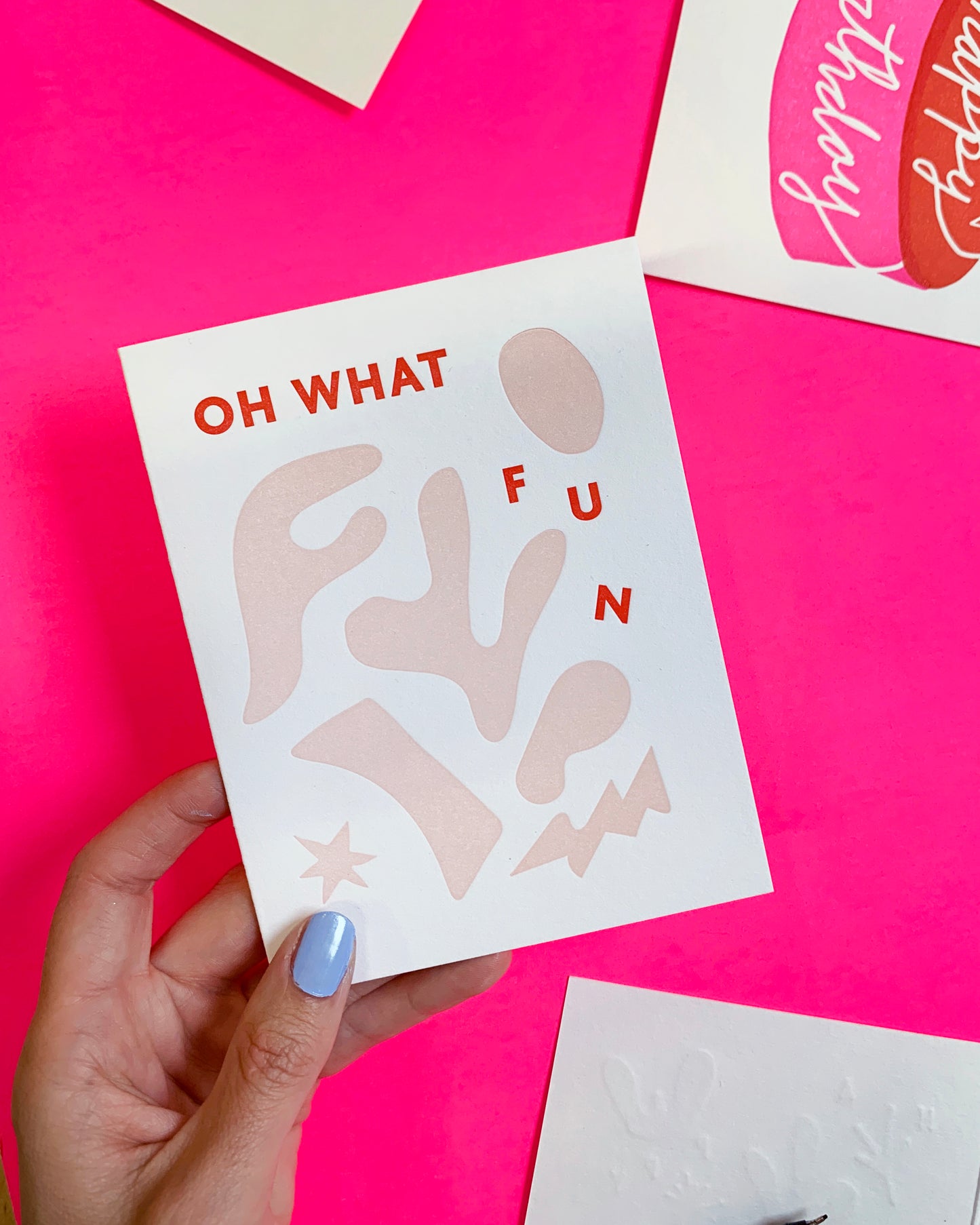Oh What Fun Cards, Set of 6, #001B