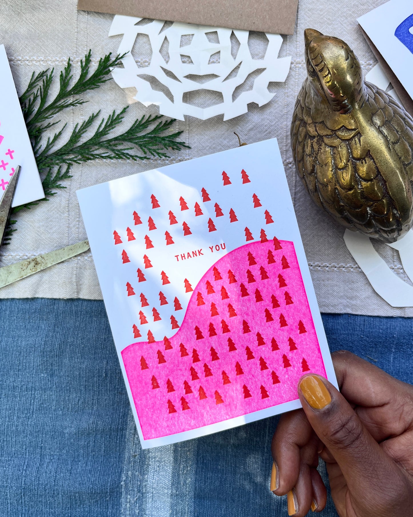 Red Forest TY Card, Set of 6 #109B
