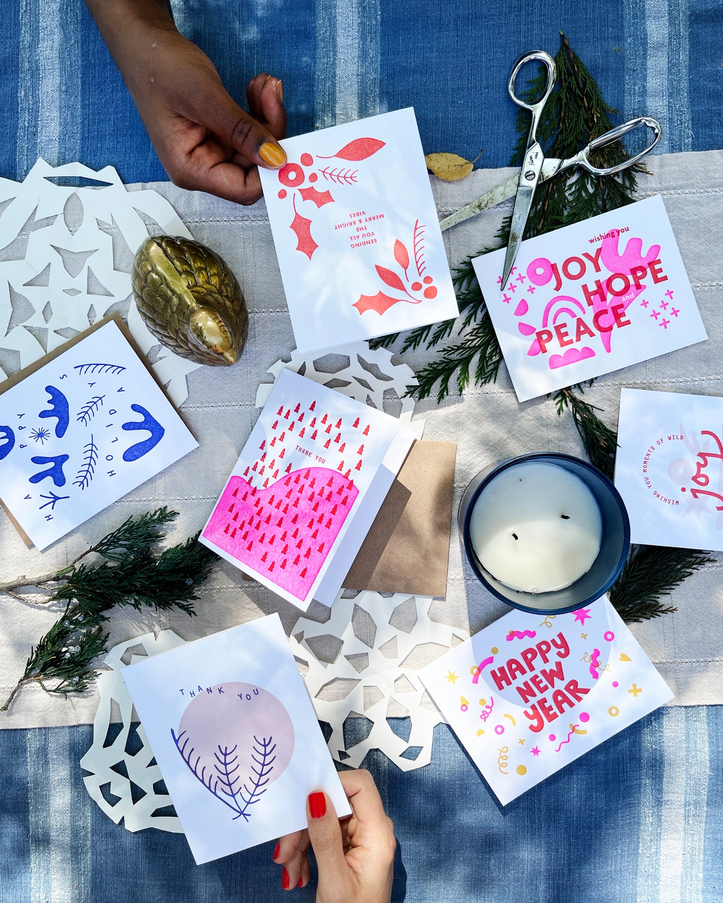 HNY Confetti, Set of 6, #007B