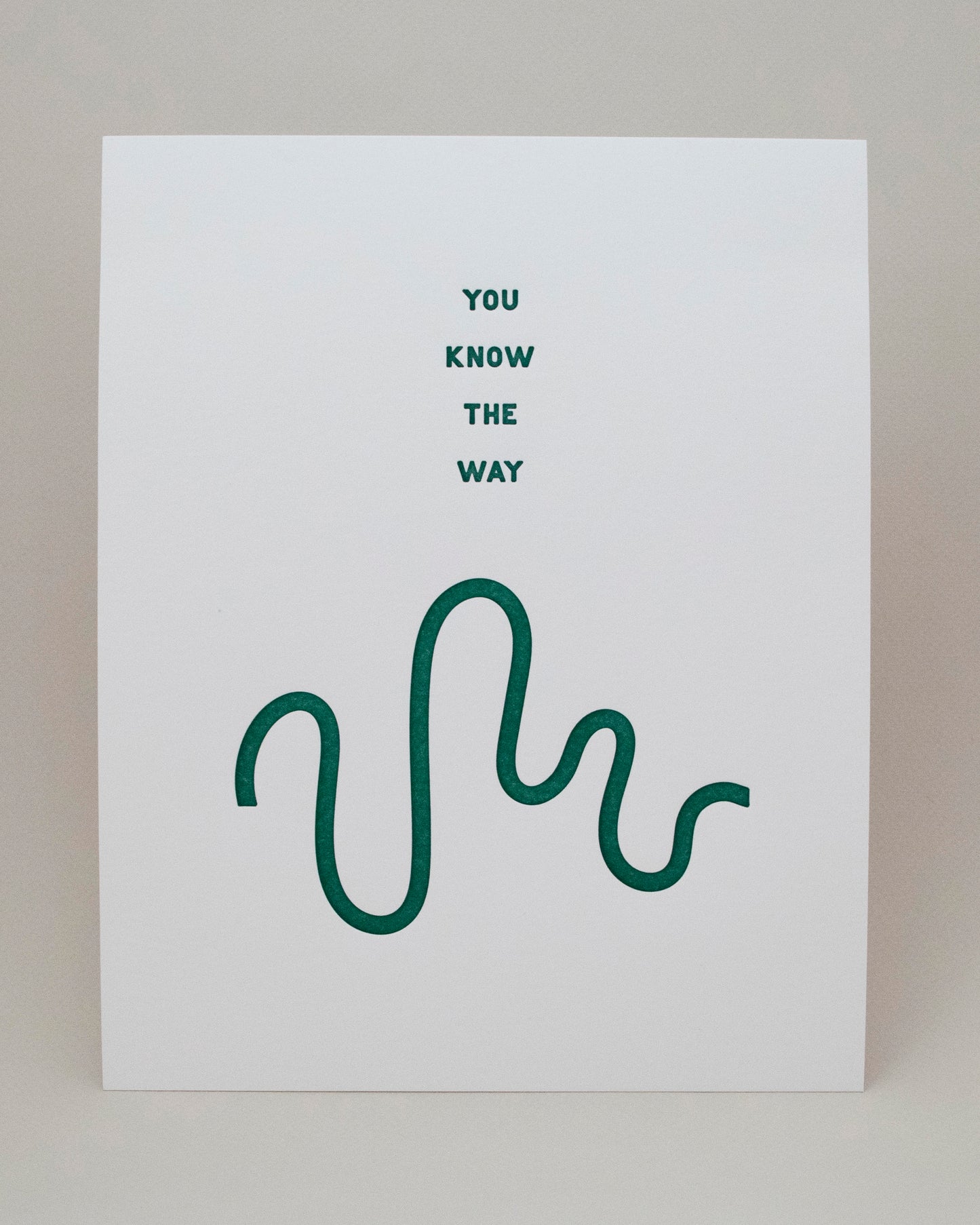 8x10" You Know Art Print #071