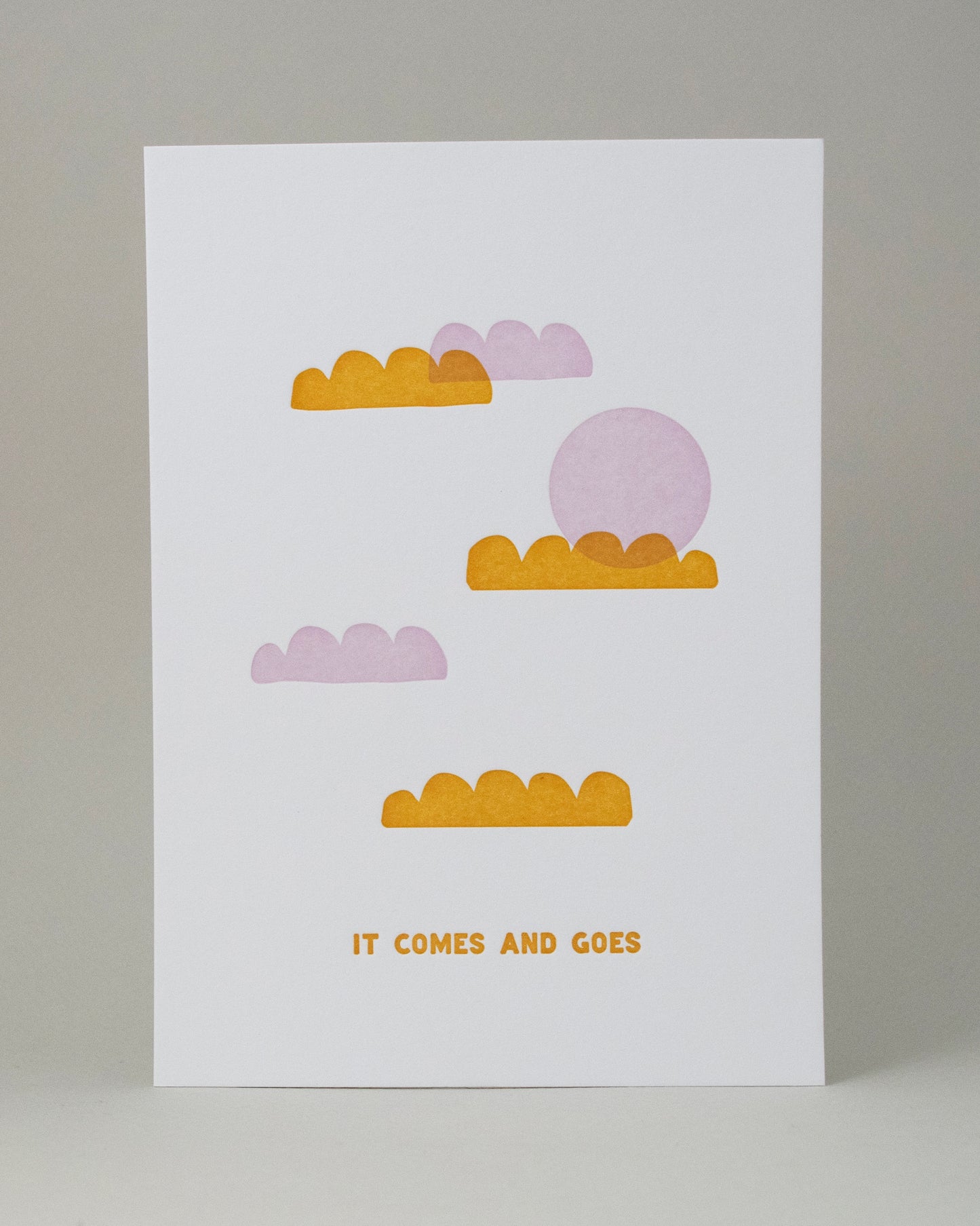 5x7" Comes and Goes Art Print #074