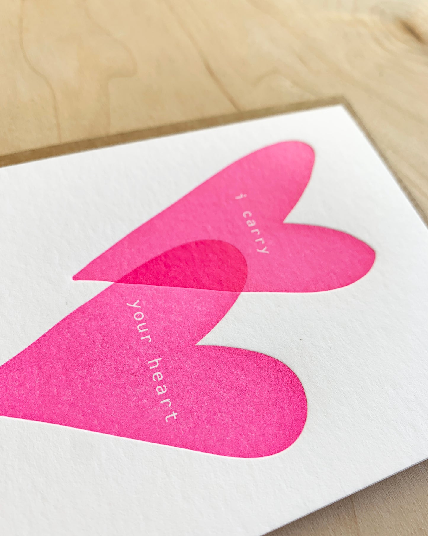 Carry Your Heart Card #087