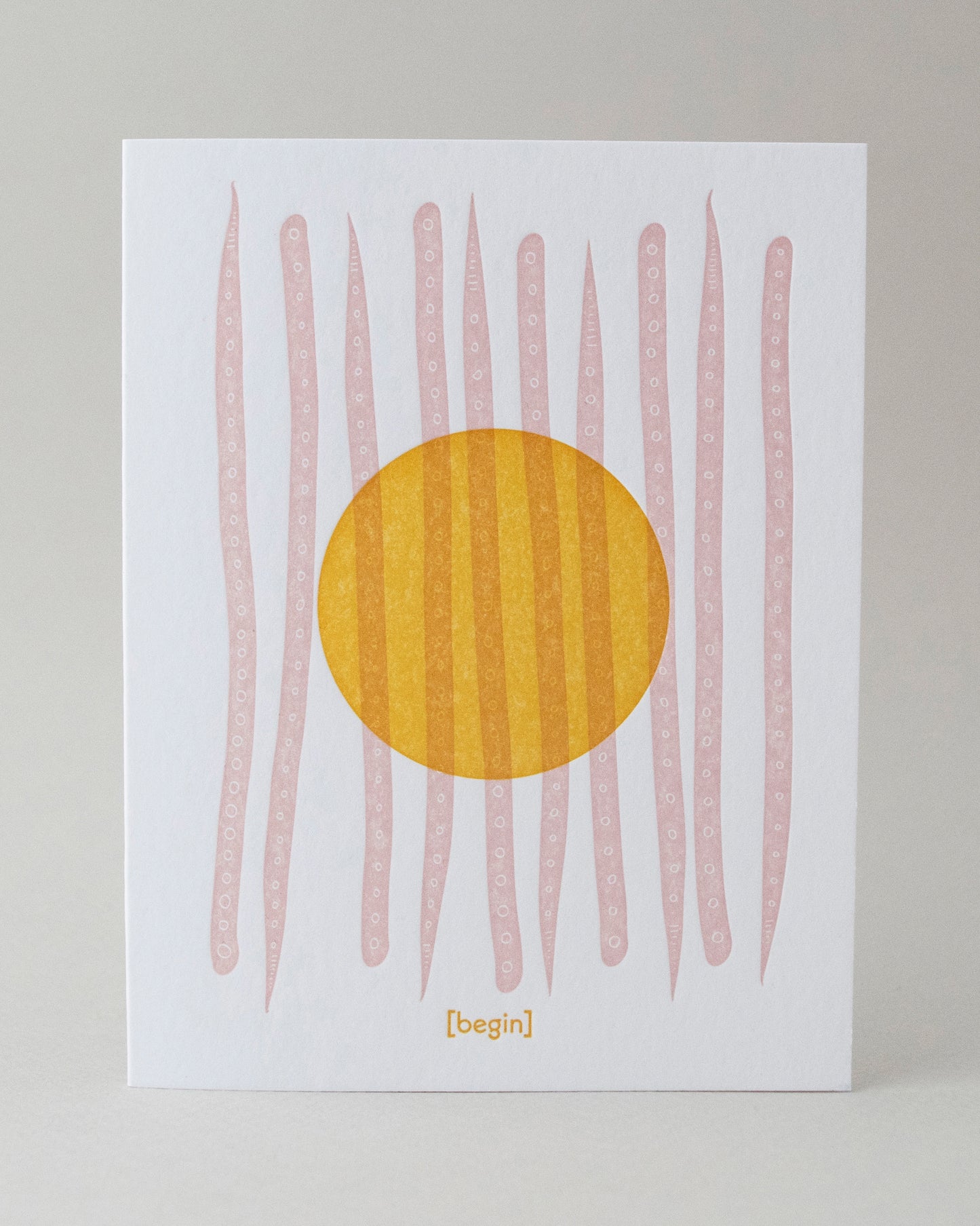 Begin Card, atiya jones x Meshwork, #089 (limited edition)