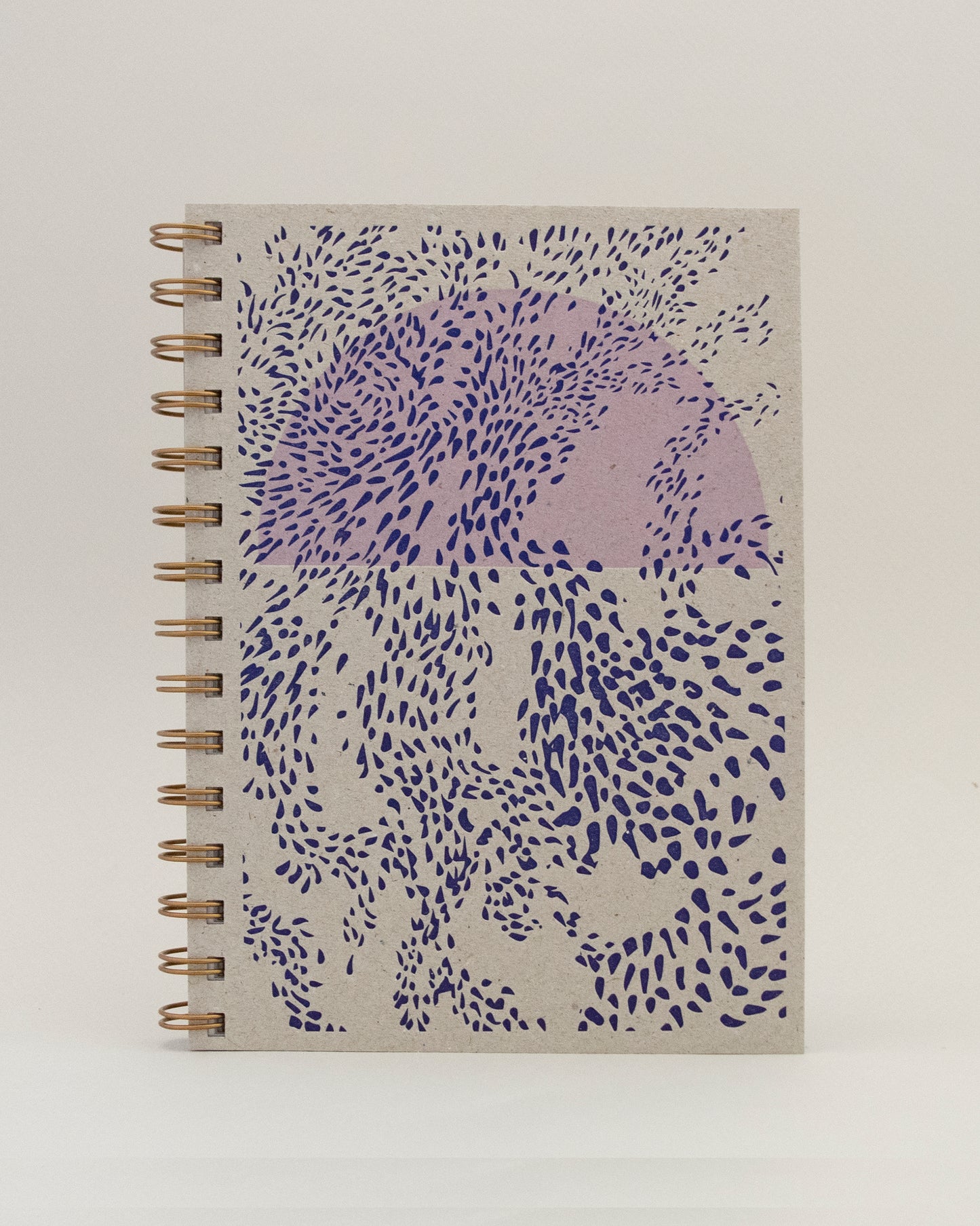 Blue/Lav Moon Un-Dated Planner - #108