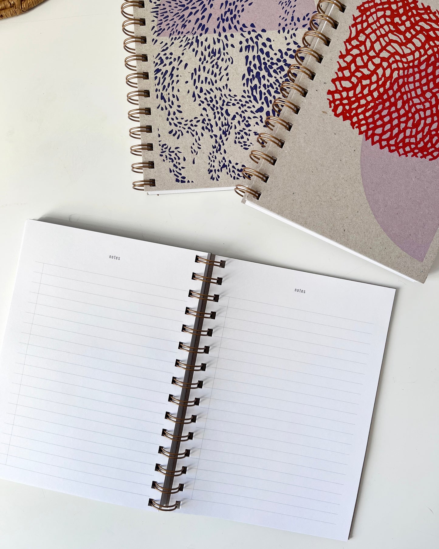 Blue/Lav Moon Un-Dated Planner - #108