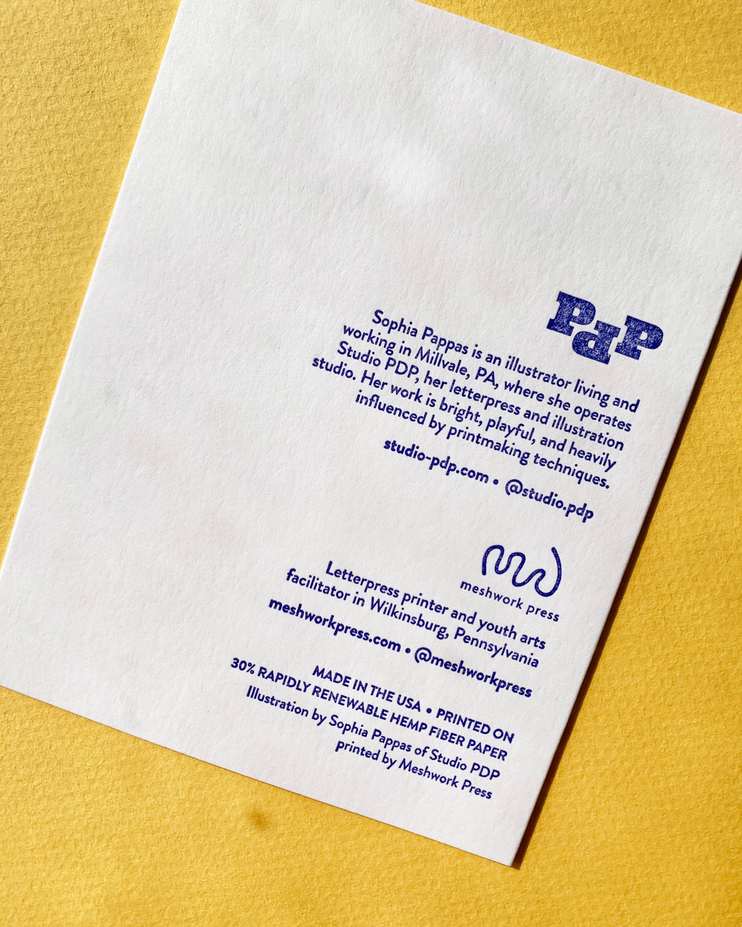 Love You Mom Card, Studio PDP x Meshwork, #091 (limited edition)