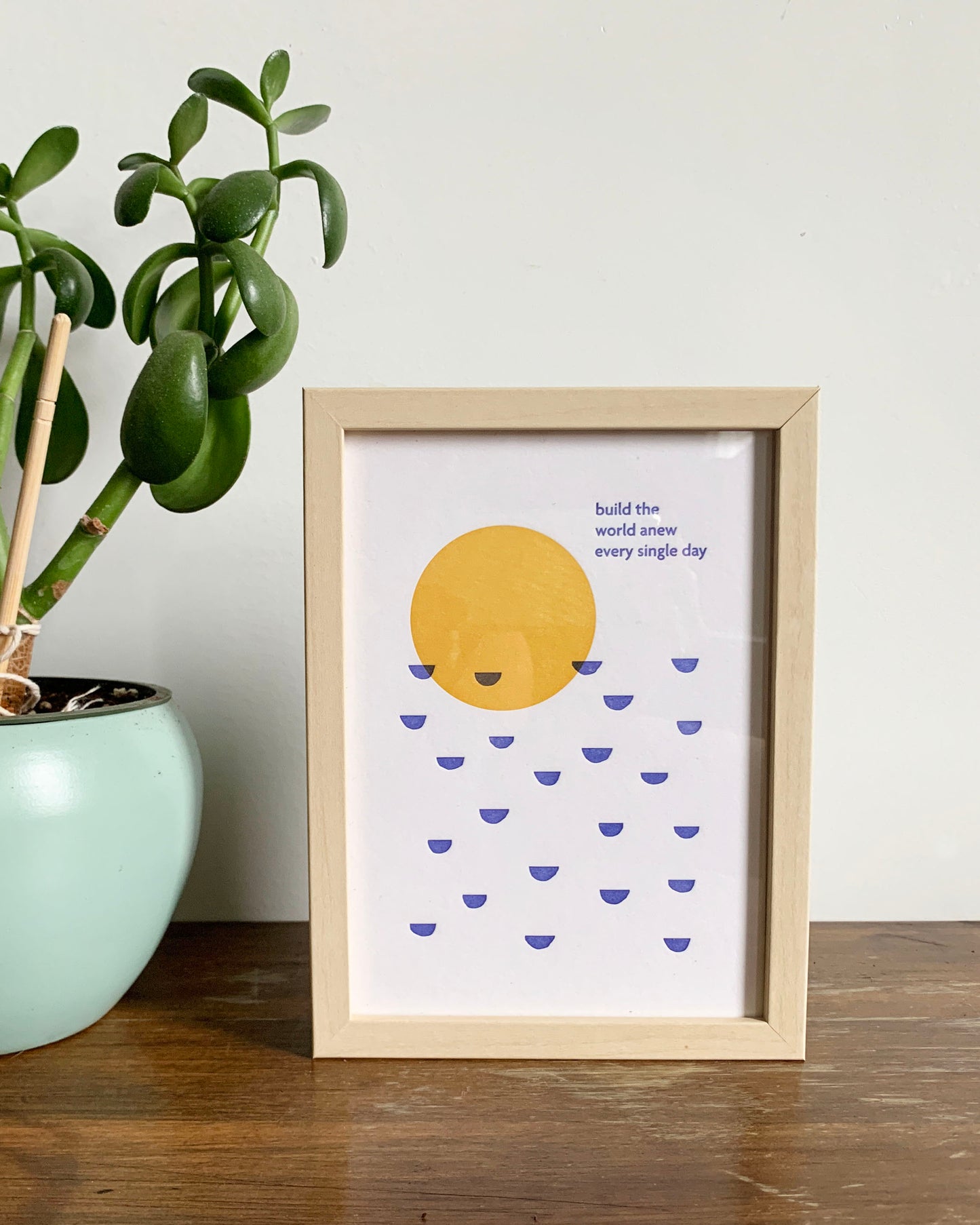 5x7" Build The World Art Print #059