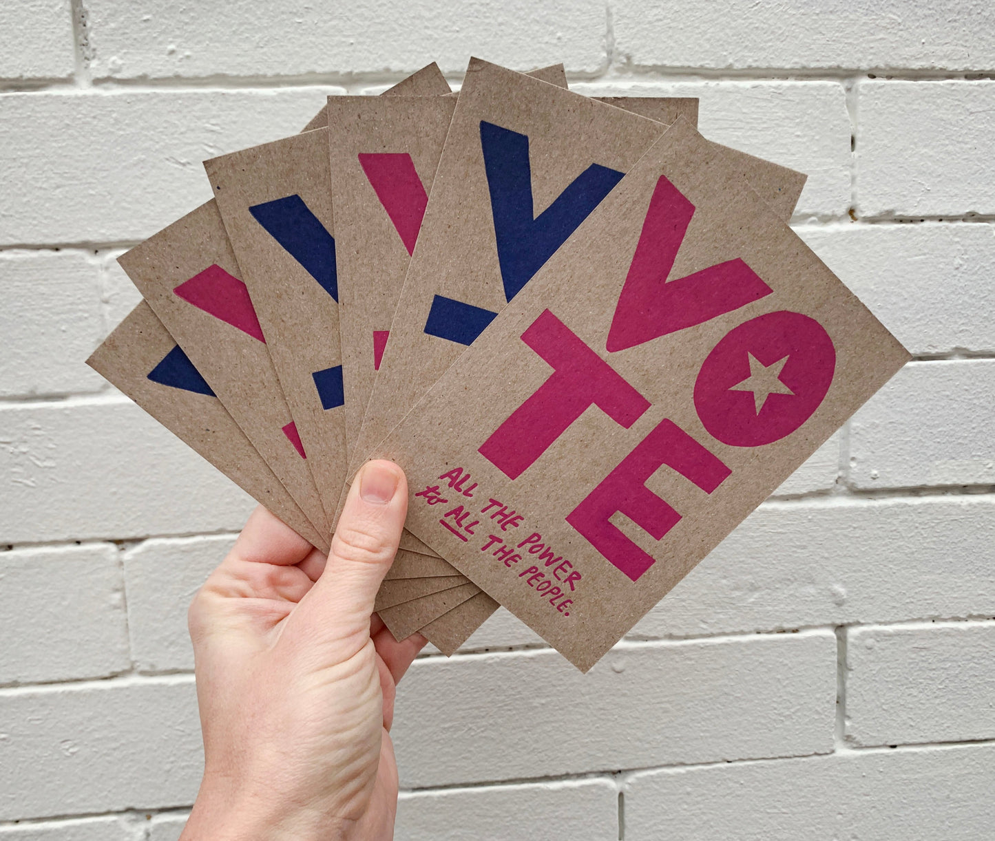 Vote Postcard - Pack fo 6