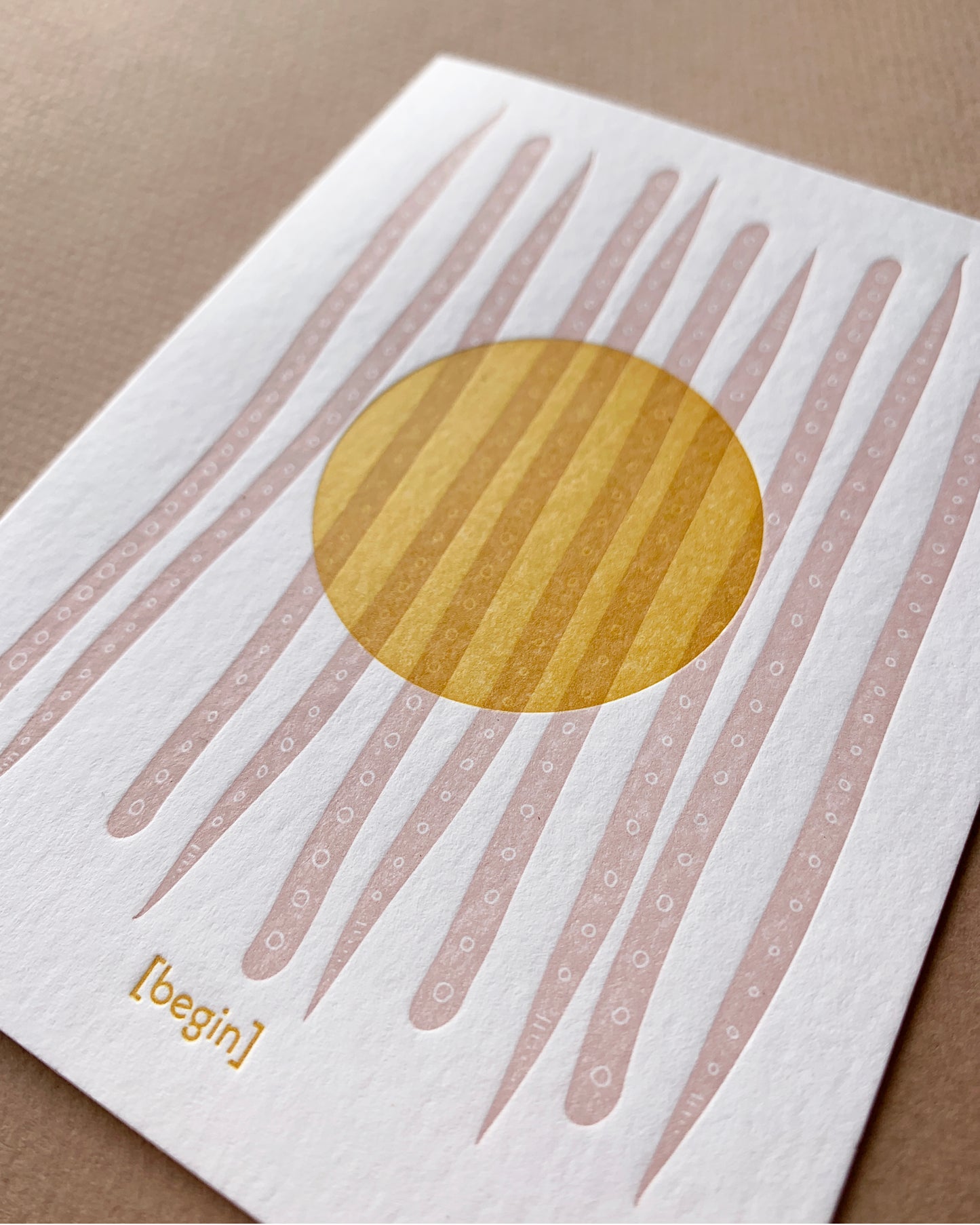 Begin Card, atiya jones x Meshwork, #089 (limited edition)