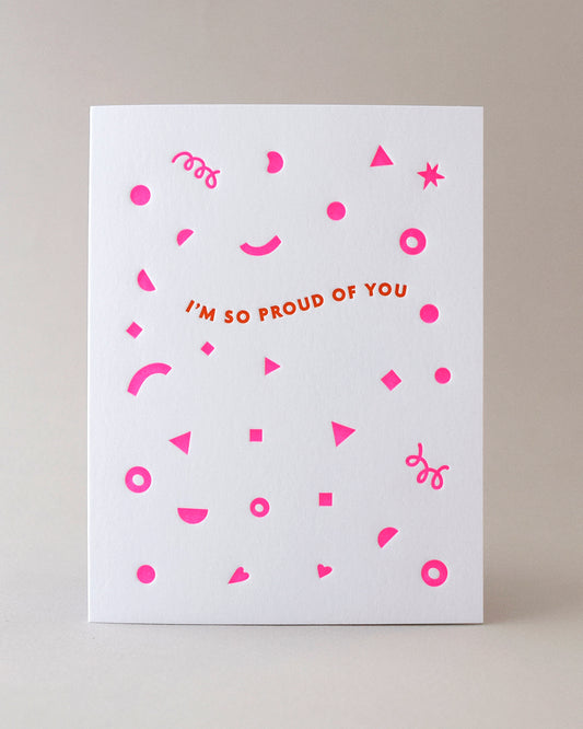 Proud of You Confetti Card #172