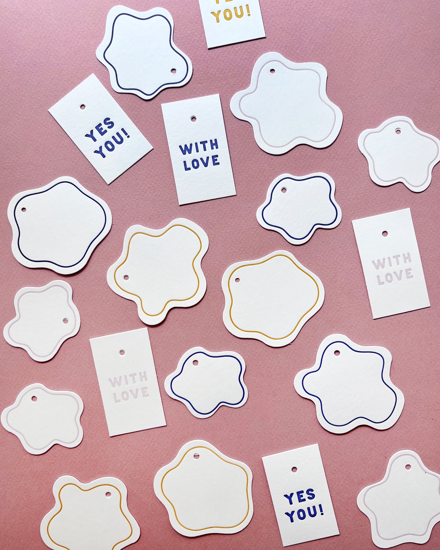 Cloudscape tags - 20 pack