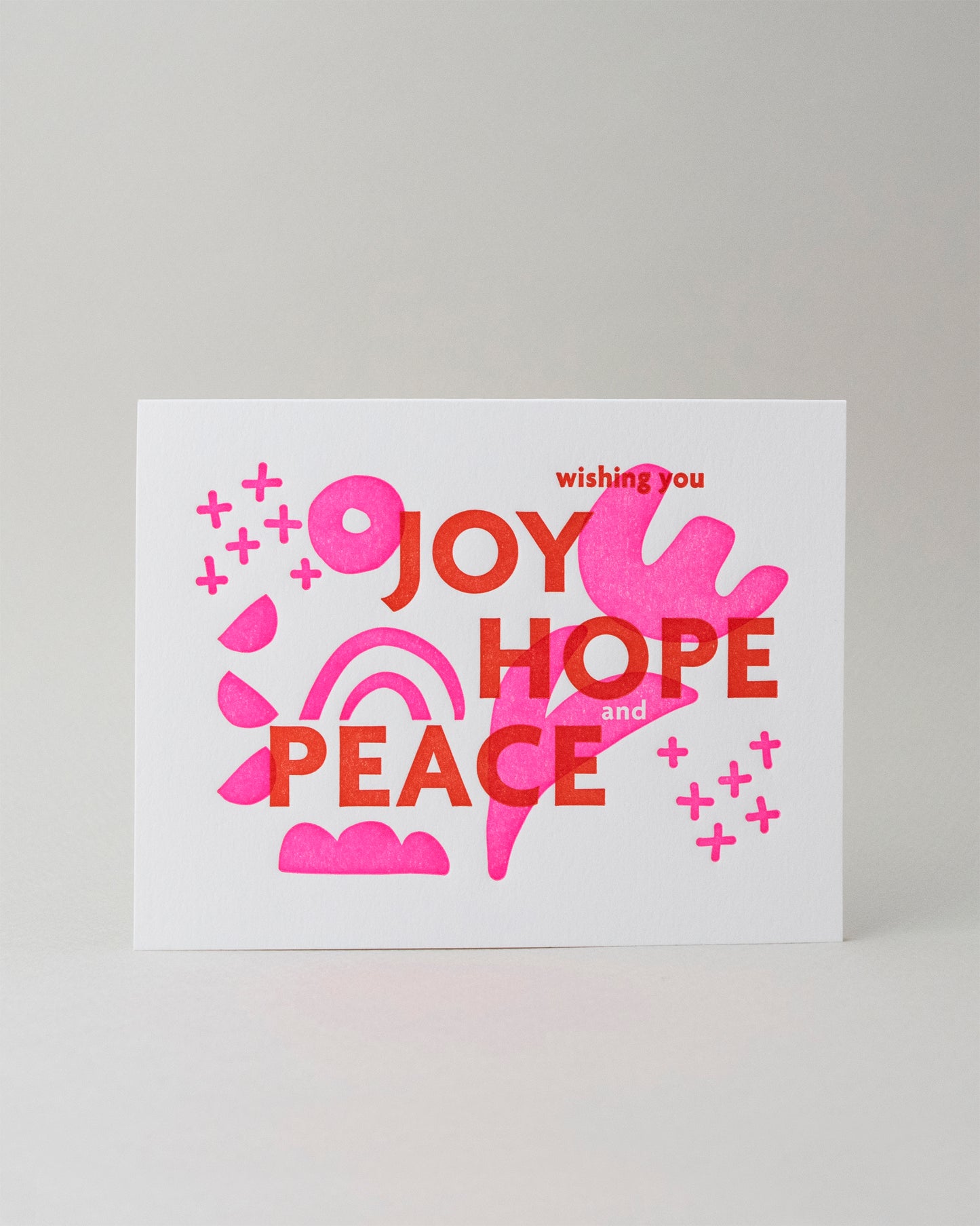 Joy Hope Peace Card #005