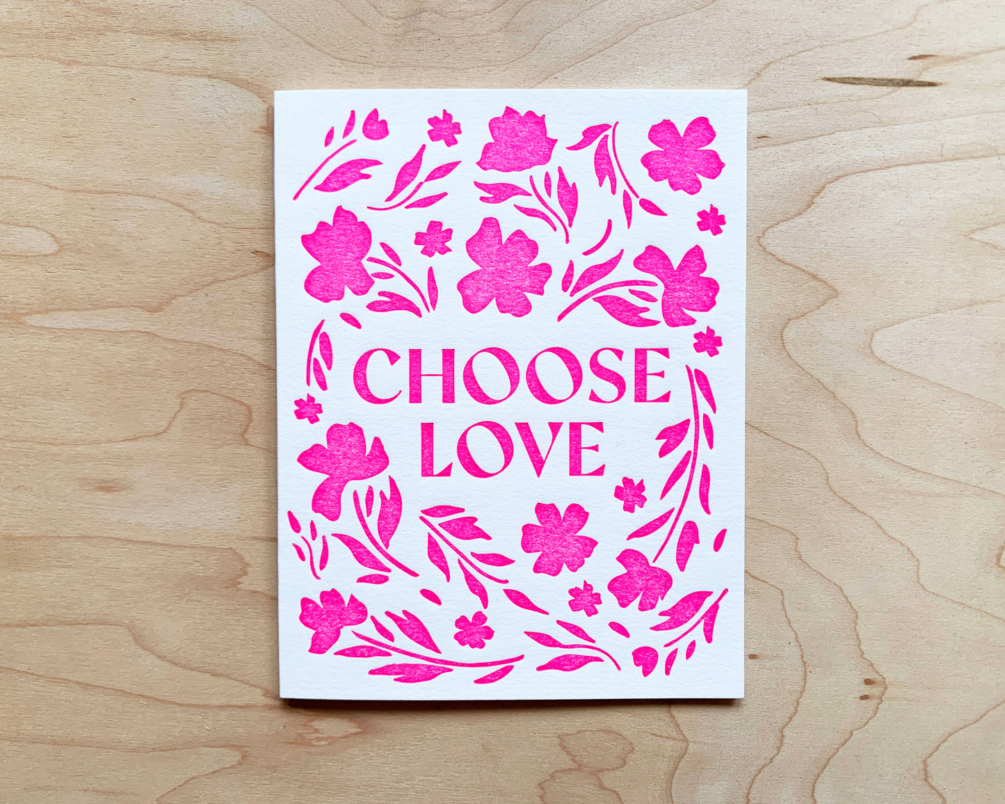 Choose Love Card, Jessi Evans x Meshwork #076