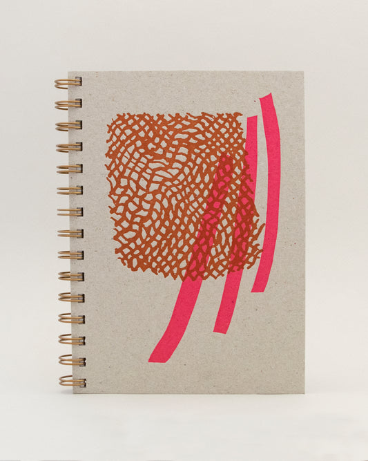 Rust/Pink Breeze Notebook - #103