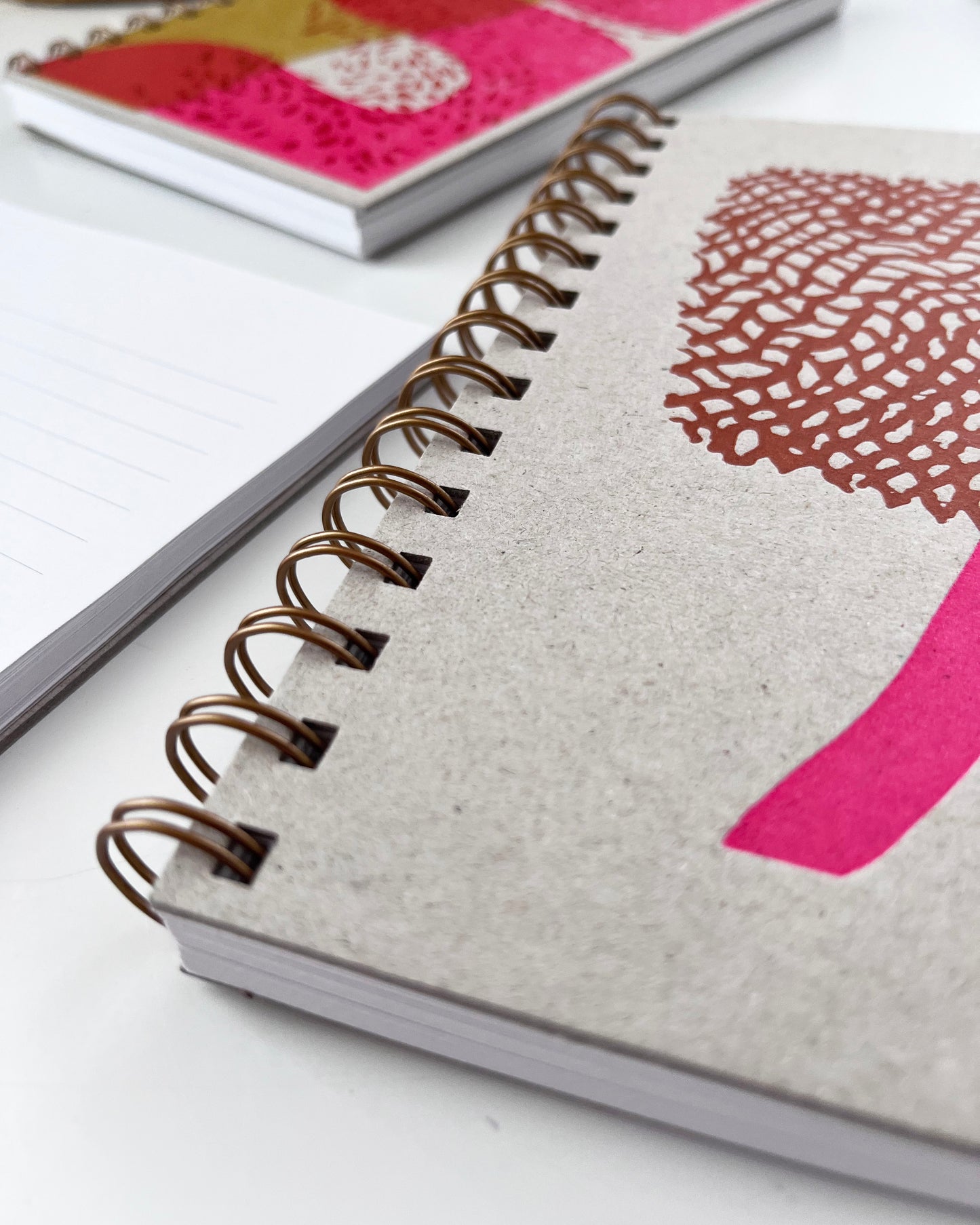 Rust/Pink Breeze Notebook - #103