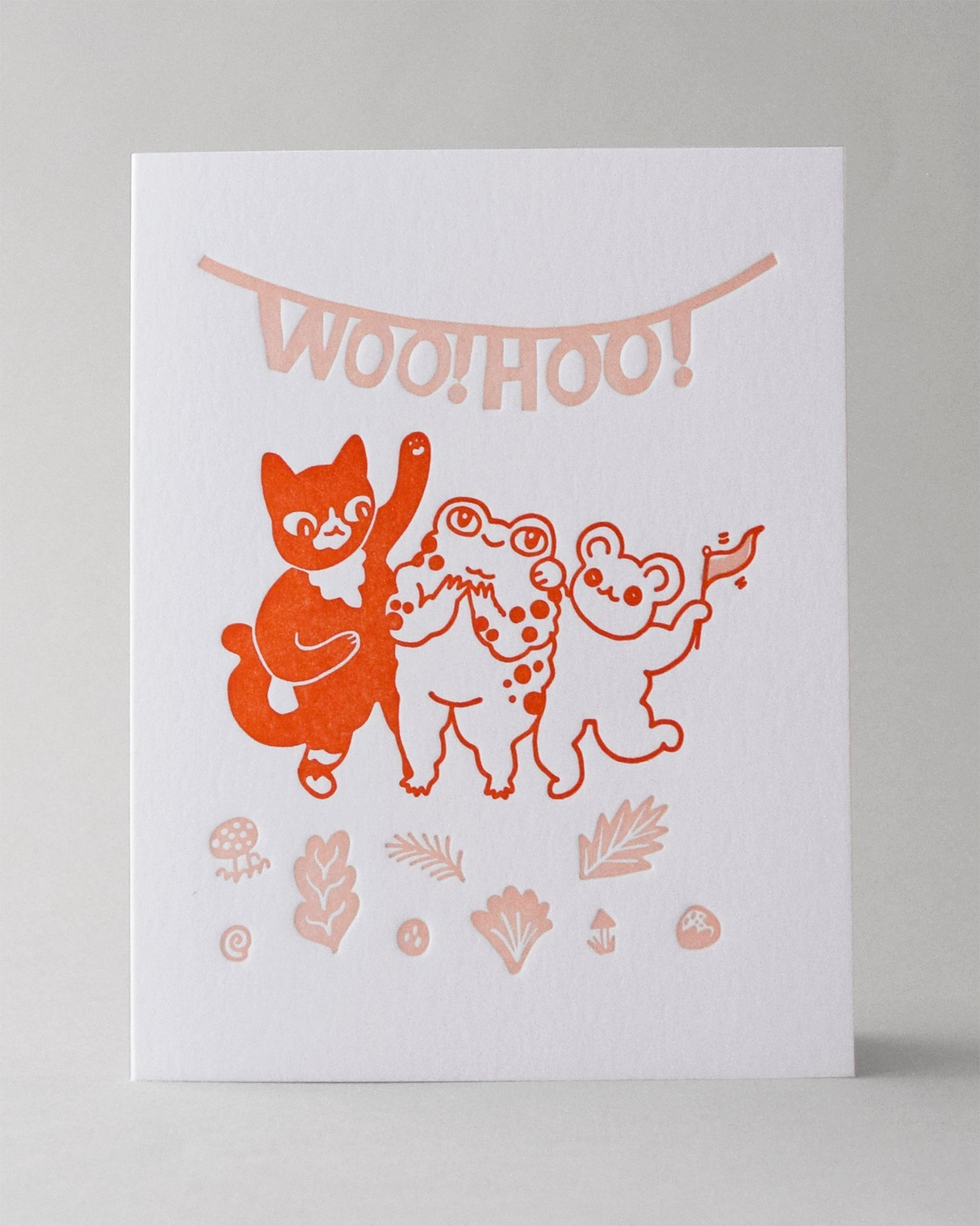 Woohoo Friends Card, Jen Cooney x Meshwork, #128 (limited edition)
